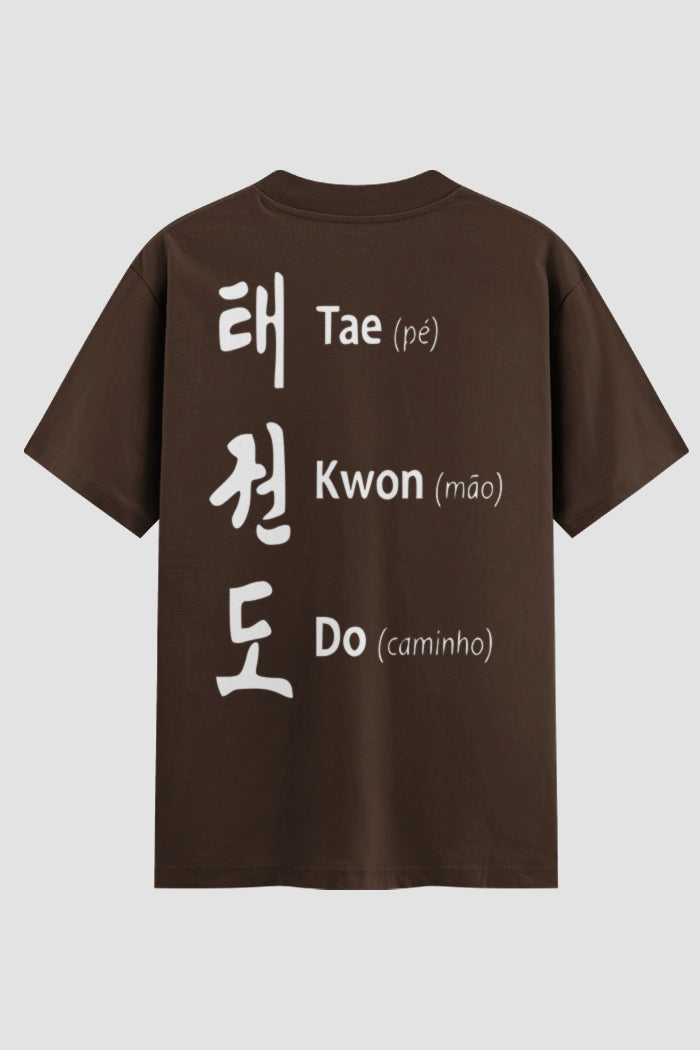 Camiseta Oversized Taekwondo Código TKD