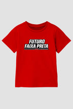 Camiseta infantil jiu-jitsu Futuro faixa preta