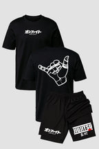 Kit Camiseta algodão com Short Dry Fit Jiu Jitsu Hang Loose – Onfight