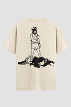 Camiseta Oversized Suedine Coleção Faith Divine Fighter