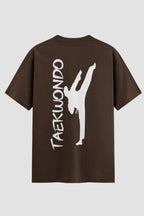 Camiseta Oversized Suedine Taekwondo TKD Silhueta