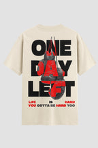 Camiseta Oversized Suedine Coleção Faith One Day Left