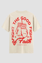 Camiseta Oversized Suedine Coleção Faith The Good Fight