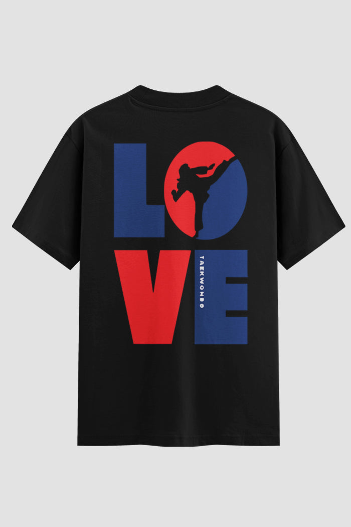 Camiseta Oversized Taekwondo LOVE