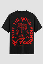 Camiseta Oversized Suedine Coleção Faith The Good Fight