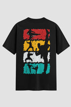 Camiseta Oversized Suedine Taekwondo Arcade Fighter
