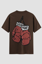 Camiseta Oversized Suedine Coleção Faith Good Fight