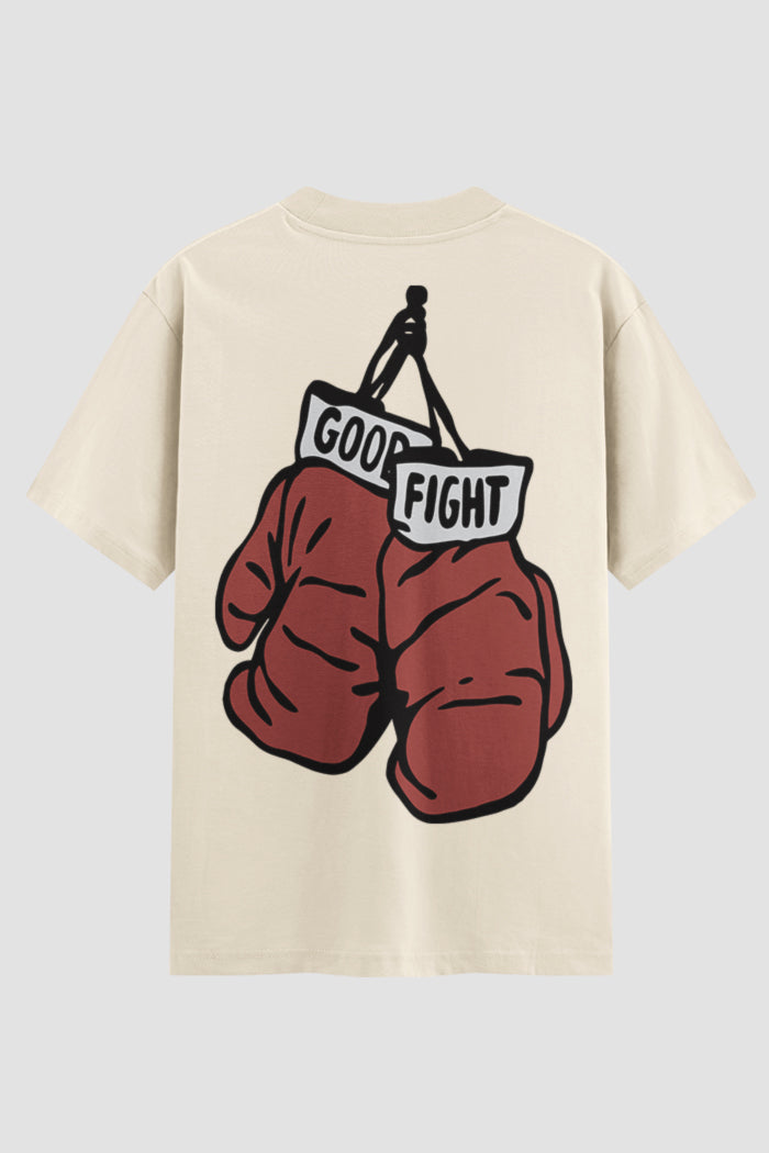 Camiseta Oversized Suedine Coleção Faith Good Fight