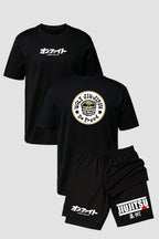 Kit Camiseta algodão com Short Dry Fit Jiu Jitsu Ugly Jiu-jitsu Be Proud