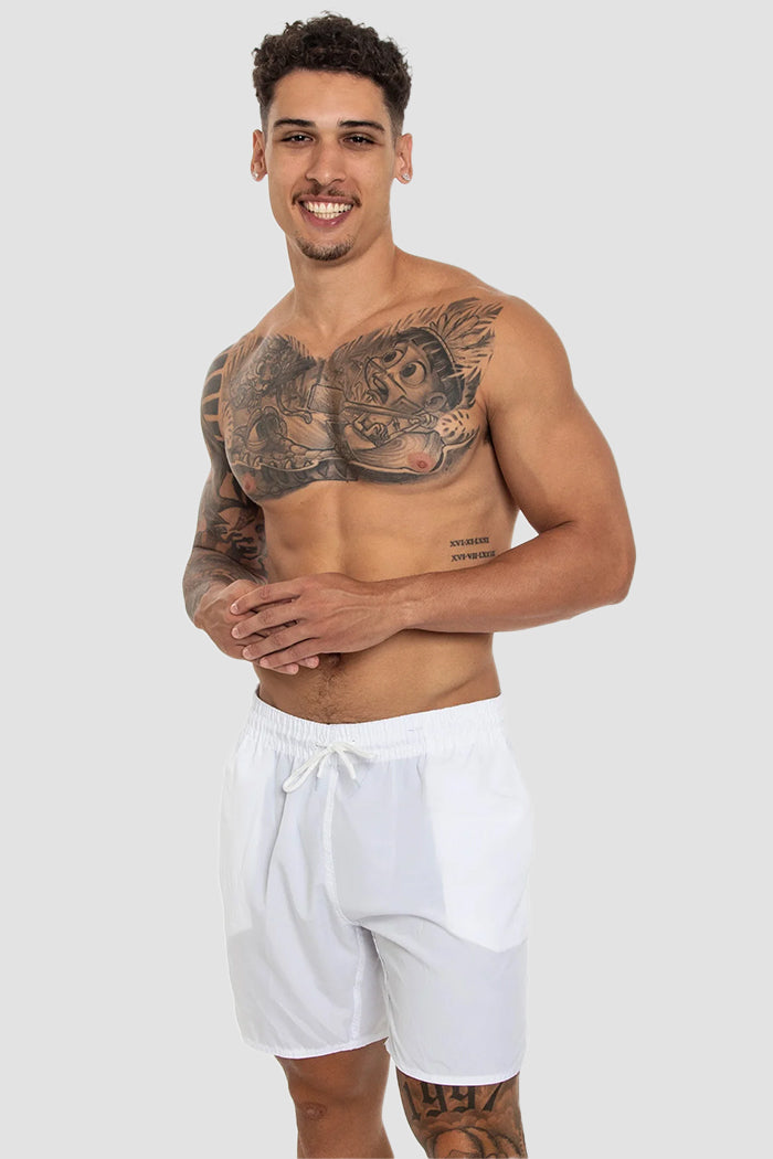 Short Masculino Moda Praia Tactel Secagem Rápida Liso com Bolsos – Onfight