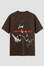 Camiseta Oversized Suedine Coleção Faith doesnt Fold