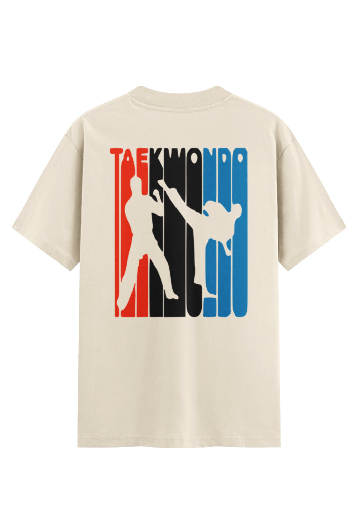 Camiseta Oversized Suedine Taekwondo Street Escape