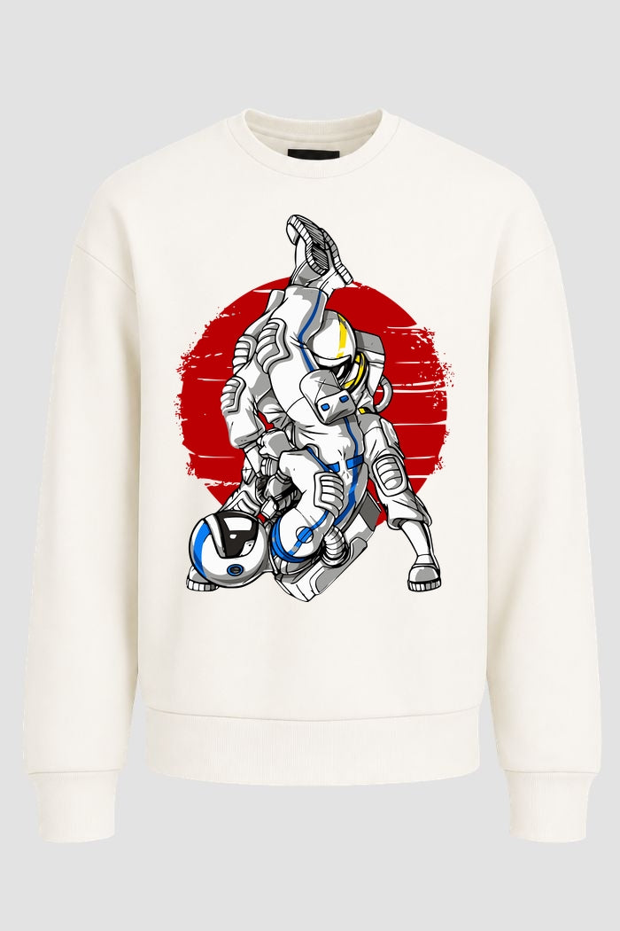 Moletom Sem Capuz Jiu jitsu Astronaut Fighters