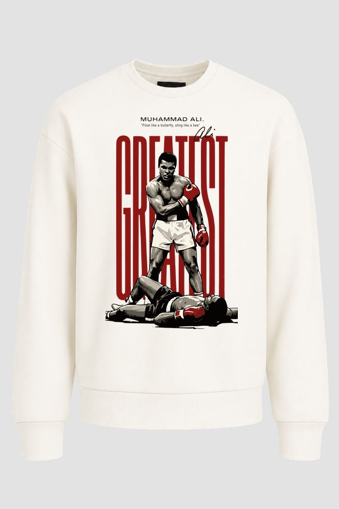 Moletom Sem Capuz Lendas do Boxe Float Like a Butterfly