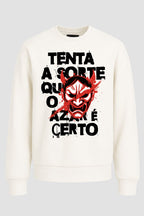 Moletom Sem Capuz Jiu-Jitsu tenta a sorte que o azar é certo