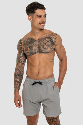 Short Masculino Moda Praia Tactel Secagem Rápida Liso com Bolsos – Onfight