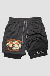 Short de compressão  2 em 1 boxe Unstoppable Mind