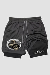 Short de compressão  2 em 1 MMA Tap Or Nap