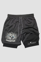 Short de compressão  2 em 1 MMA Champion
