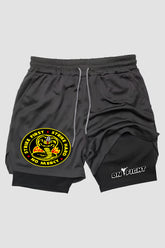 Short de compressão  2 em 1 karate Cobra Kai Strike