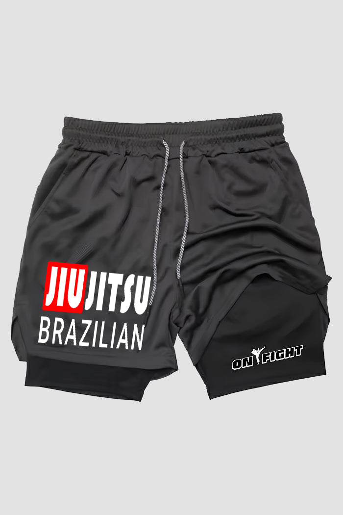 Short de compressão  2 em 1 jiu-jitsu Brazilian Jiu-Jitsu Supreme