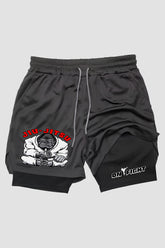 Short de compressão  2 em 1 jiu-jitsu Gorilla Game – Chess & Jiu-Jitsu