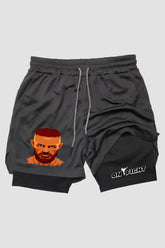 Short de compressão  2 em 1 MMA Mc