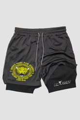Short de compressão Muay Thai 2 em 1 Leopard Academy
