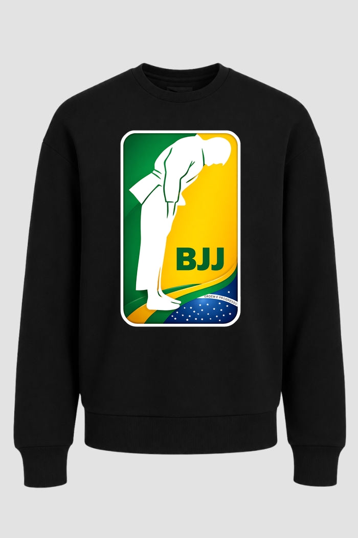 Moletom Sem Capuz Jiu-Jitsu Orgulho Nacional