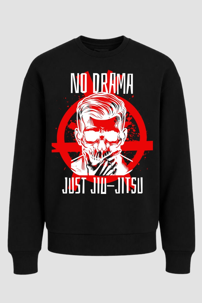 Moletom Sem Capuz Jiu jitsu No drama Just Jiu-jitsu