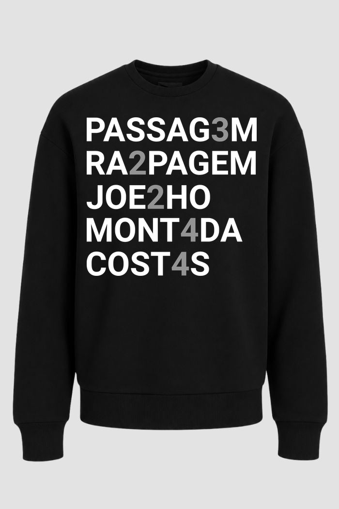 Moletom Sem Capuz Jiu jitsu  Passagem Raspagem Joelho Montada Costas