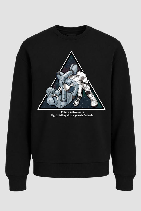 Moletom Sem Capuz Jiu jitsu Robo X Astronauta