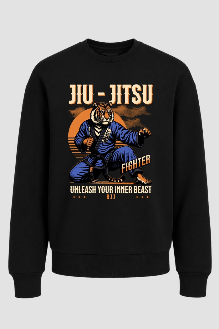 Moletom Sem Capuz Jiu jitsu Unleash Your Inner Beast