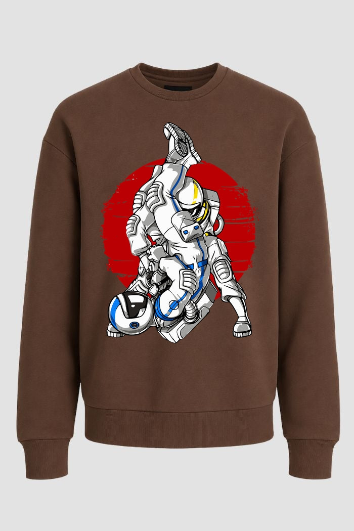 Moletom Sem Capuz Jiu jitsu Astronaut Fighters