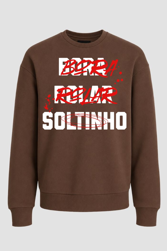 Moletom Sem Capuz Jiu jitsu Bora Rolar Soltinho