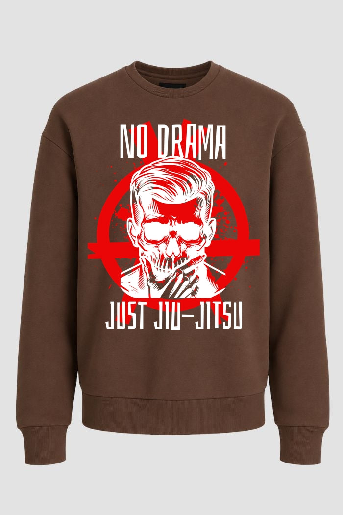 Moletom Sem Capuz Jiu jitsu No drama Just Jiu-jitsu