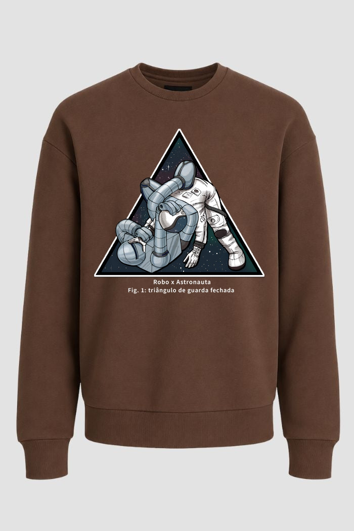 Moletom Sem Capuz Jiu jitsu Robo X Astronauta