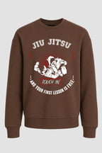 Moletom Sem Capuz Jiu jitsu Touch me your lesson is free