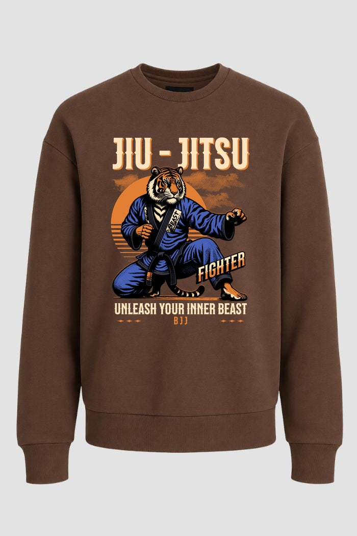 Moletom Sem Capuz Jiu jitsu Unleash Your Inner Beast