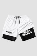 Short de compressão 2 em 1 Rocky Balboa Shadow