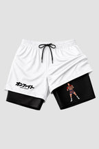 Short de compressão 2 em 1 Rocky Balboa Champion Pose Full