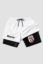 Short de compressão 2 em 1 jiu-jitsu Jew Jitsu