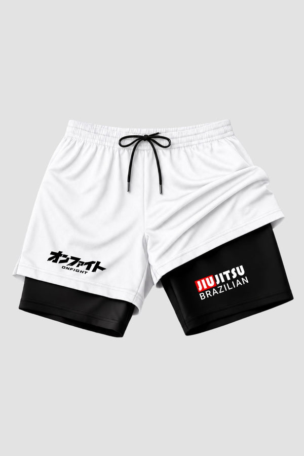 Short de compressão 2 em 1 jiu-jitsu Brazilian Jiu-Jitsu Supreme