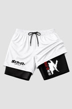 Short de compressão 2 em 1 jiu-jitsu Silent Warrior