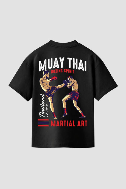 Camiseta Básica Muay Thai Boxing Spirit