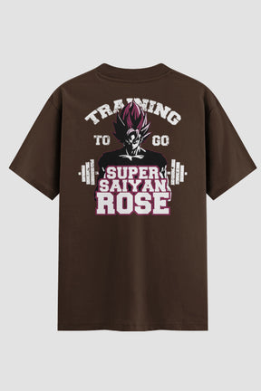 Camiseta Oversized Super Saiyan Rose Onfight