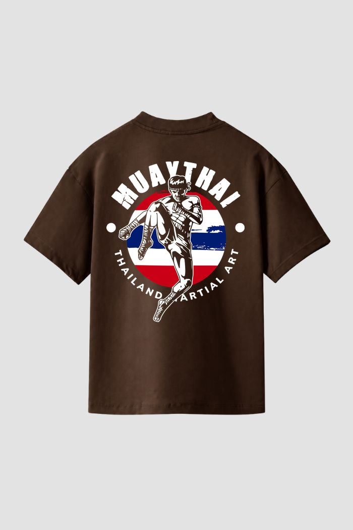Camiseta Básica Muay Thai Flag Kick