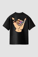 Camiseta Básica jiu-jitsu Hang Loose faixas