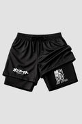Short de compressão 2 em 1 jiu-jitsu Bjj Patriot