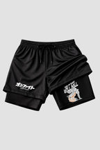 Short de compressão 2 em 1 jiu-jitsu Even My Bones Will Roll